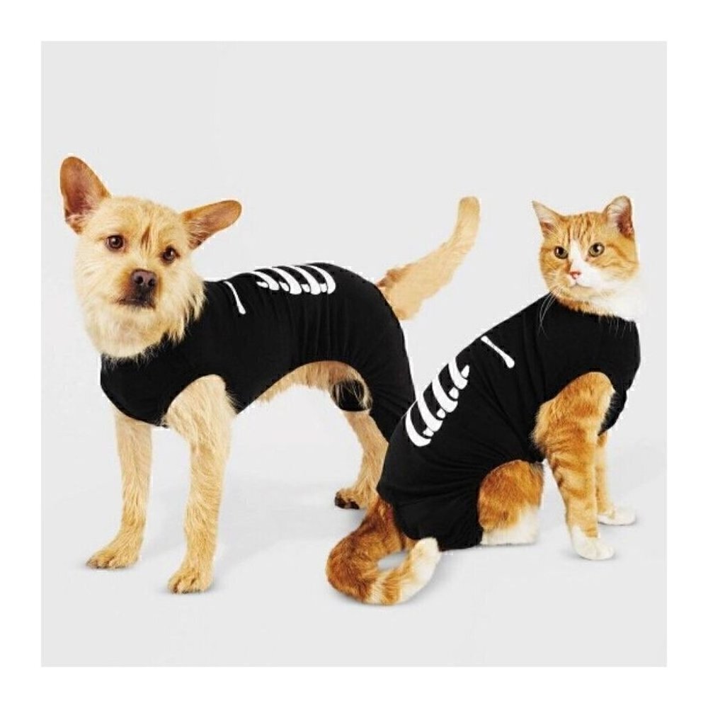 Hyde and EEK! Pet HALLOWEEN Skeleton PAJAMA Pullover Size - Large